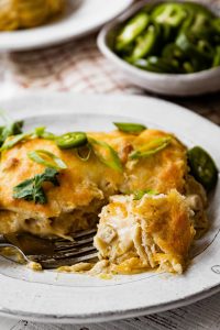 Chicken Enchilada Lasagna