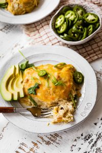 Chicken Enchilada Lasagna