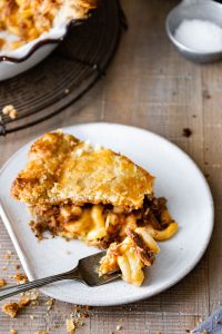 BBQ Mach and Cheese Pie