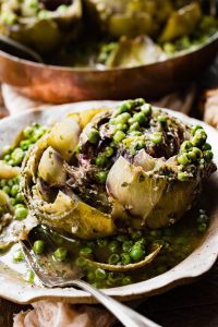 Artichokes with Peas