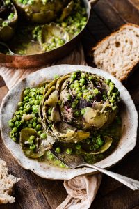 Artichokes with Peas