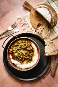 Lamb with Peas