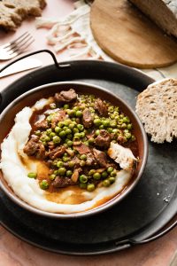 Lamb with Peas