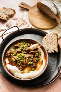 Lamb with Peas